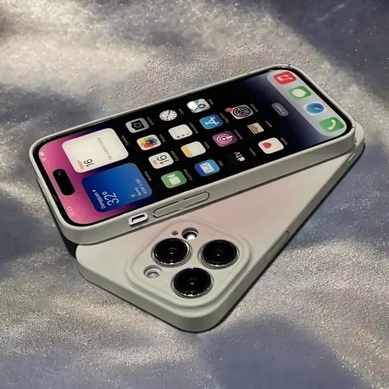 Simple Halo Staining Case for IPHONE 16 15 14PRO MAX 13 plus 13 PRO MAX 14PLUS 14PRO Acrylic Hard Mobile Phone Cases Back Covers